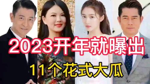 2023年娱乐吃瓜,揭秘明星幕后故事